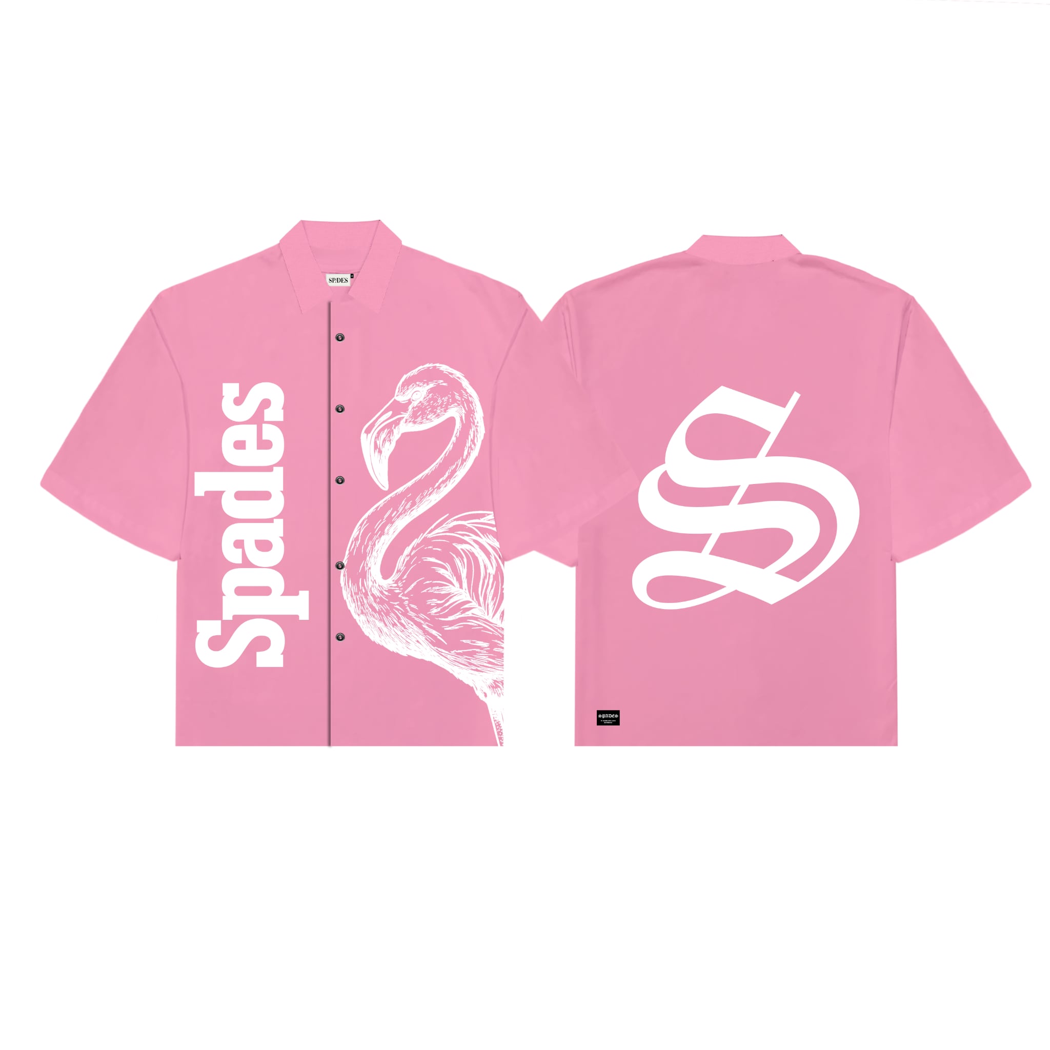 Spades Flaming Grace Boxy Crop Polo